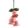 thumbnail image 1 of LICHENGTAI Cute Car Crochet Hanging Plant Knitted Plant Car Mirror Hanger Car Interior Rear View Mirror Hanging Accessories Decoration Ornament Type 4, 1 of 10