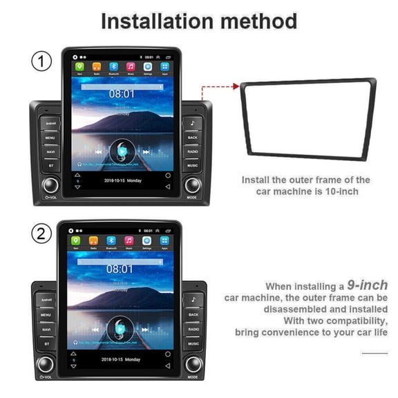 LICHENGTAI Double Din Smart Navigation Radio for GMC Terrain 2010-2017 9.7" Touch Screen with Bluetooth WiFi Android 15 Backup Camera Offline Maps