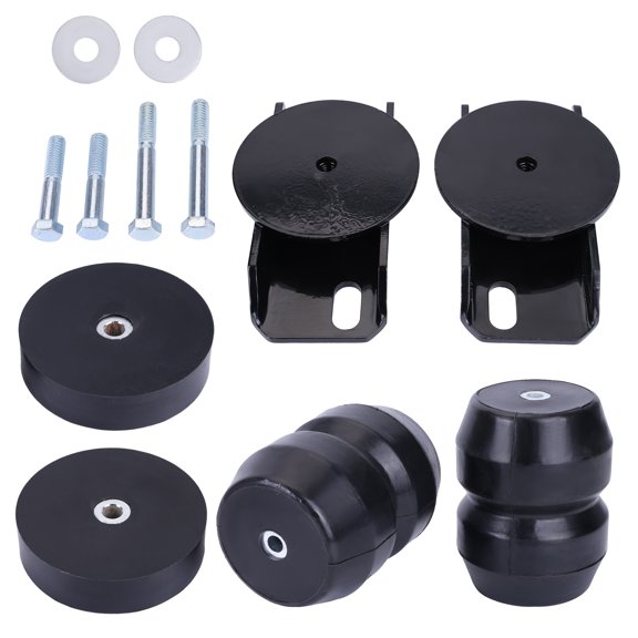 LICHENGTAI Suspension Rubber Helper Spring Kit Replace DR2500CA for Ram 1500 2003-2013 for Ram 2500 2003-2013 Rubber Steel Load Capacity Enhancement