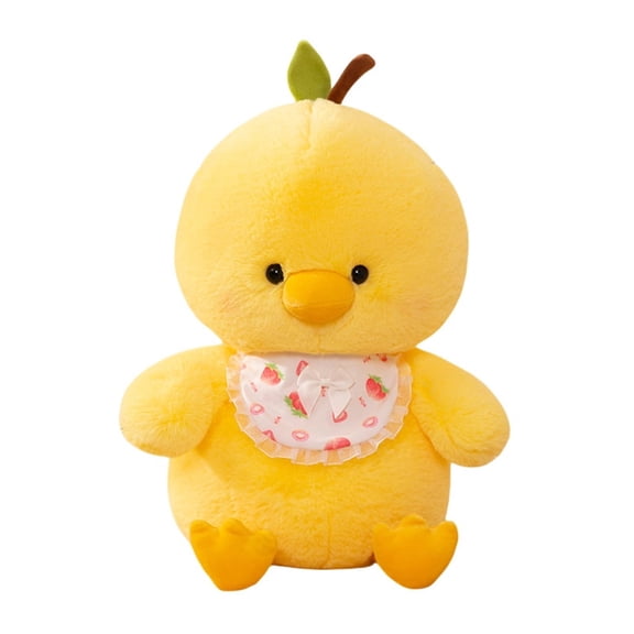 LICHENGTAI Yellow Chicken Plush Toy Chick Doll Soft Hugging Pillow Comfort Doll Stuffed Animal Gift Home Sofa Decoration Type 1
