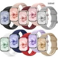 thumbnail image 1 of LIDAY Silicone Band Compatible with Apple Watch Bands 40mm 38mm 41mm 44mm 45mm 42mm 49mm Women Men,Soft Wristband Waterproof Replacement Sport Strap for iWatch Bands Series 9 8 7 6 5 4 3 2 1 SE Ultra, 1 of 5