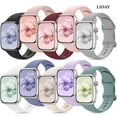 thumbnail image 1 of LIDAY Silicone Band Compatible with Apple Watch Bands 40mm 38mm 41mm 44mm 45mm 42mm 49mm Women Men,Soft Wristband Waterproof Replacement Sport Strap for iWatch Bands Series 9 8 7 6 5 4 3 2 1 SE Ultra, 1 of 6