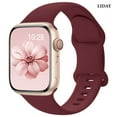 thumbnail image 1 of LIDAY Silicone Band Compatible with Apple Watch Bands 40mm 38mm 41mm 44mm 45mm 42mm 49mm Women Men,Soft Wristband Waterproof Replacement Sport Strap for iWatch Bands Series 9 8 7 6 5 4 3 2 1 SE Ultra, 1 of 7
