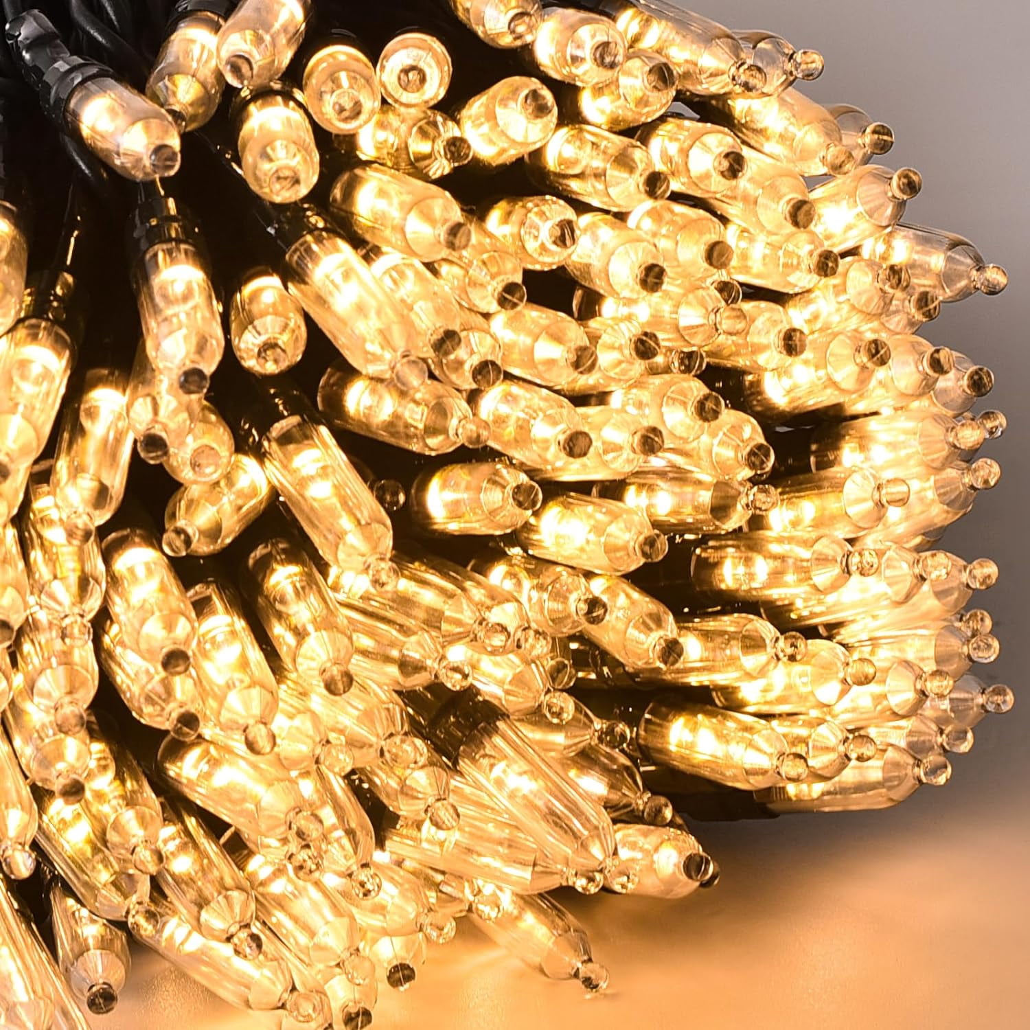 LIDUI-300 LED Warm White Christmas Lights Outdoor Indoor,100ft LED ...