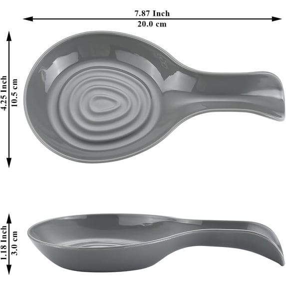 LIDUI-Spoon Rest 4 Pack, Plastic Spoon Holder For Kitchen Counter ...