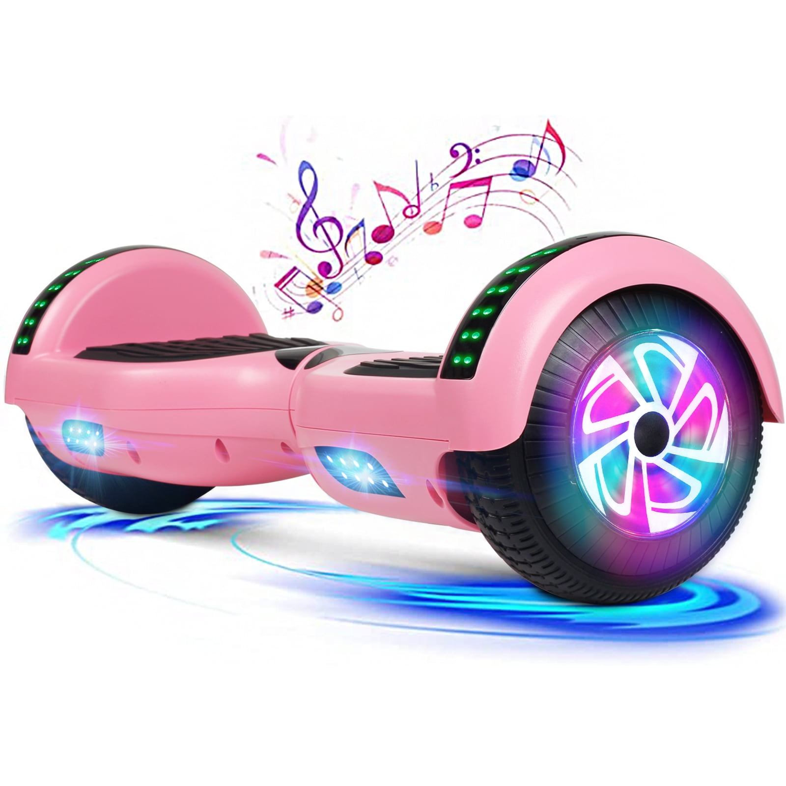 LIEAGLE Hoverboard, 6.5 auto equilibrio Scooter Hover Board con ruedas  Bluetooth luces LED para niños adultos