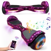 LIEAGLE Hoverboard, 6.5 inch Bluetooth Hoverboard with 300W Dual Powerful Metors, Self Balancing Two Wheel Scooter with LED Lights for Kids, Teens and Adults