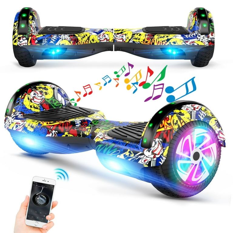 LIEAGLE Self-Balancing Hoverboard with Bluetooth Speaker LED