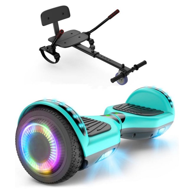 LIEAGLE Hoverboard with Seat Attachment Combo 6.5 inch Hoverboard Go