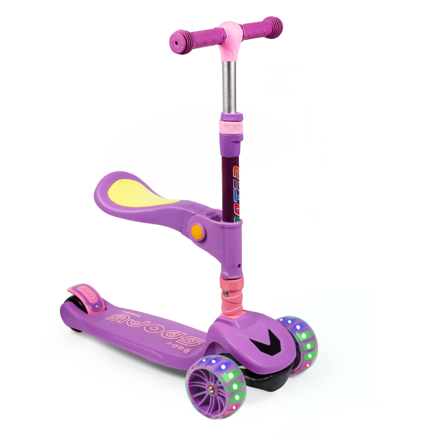 LIEAGLE Kids Scooters Mini Aluminum 3 Wheels folding Kick Scooter