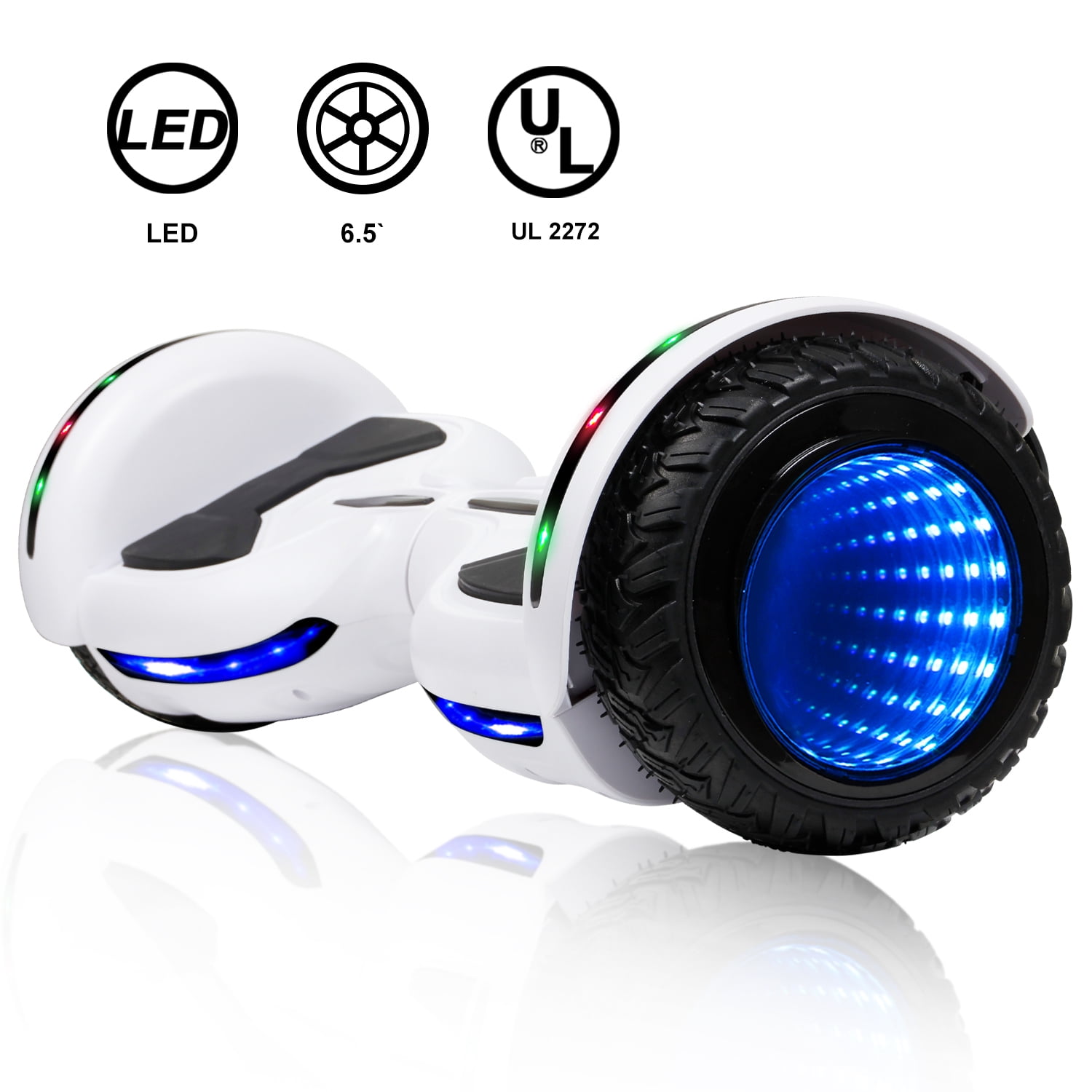 Hoverboard bluetooth discount speaker led lights