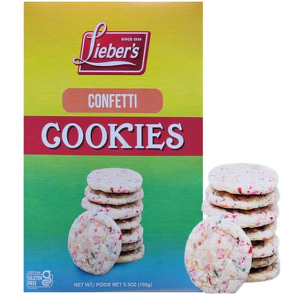 Lieber's Confetti Cookies, Kosher for Passover, 5.3 oz