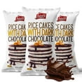 LIEBERS Dark Chocolate Rice Cakes, Kosher Certified Dairy Free, Gluten