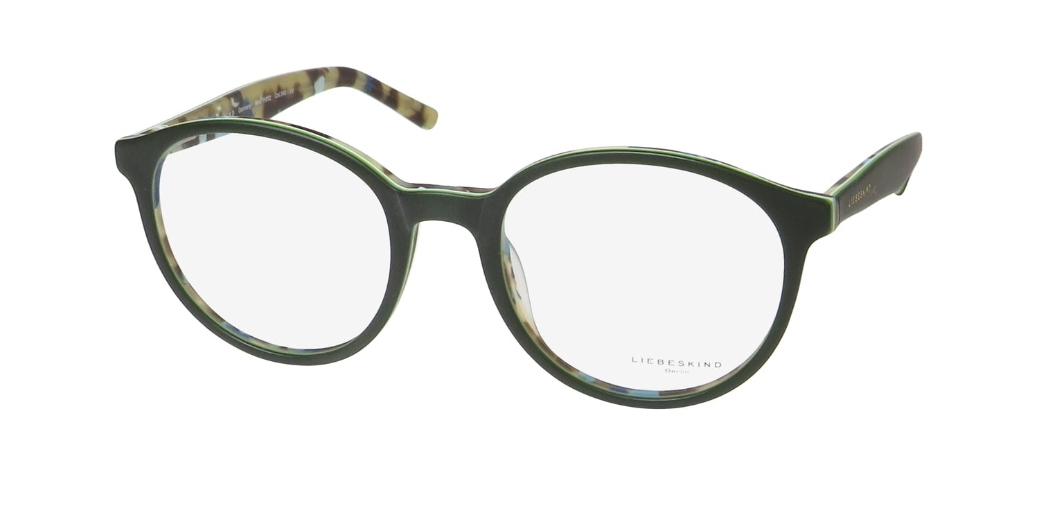 Modern Art Eyeglasses Eye Glasses Frames A307 Brown 50-18-135 Amazon.com: Lulu Women main image 2