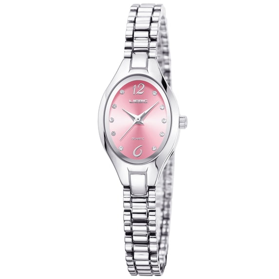 LIEBIG Small Gold Watches for Women Dainty Analog Ladies Quartz Watch Oval Case Waterproof