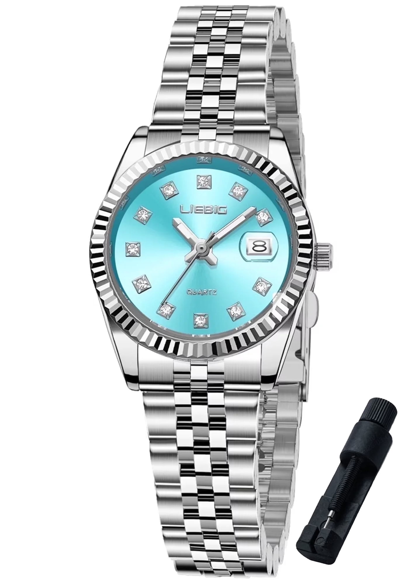 LIEBIG Watches for Women Luxury Easy Read Analog Quartz Dress Women's Watch，with Date Luminous Waterproof Ladies Watches for Small Wrists