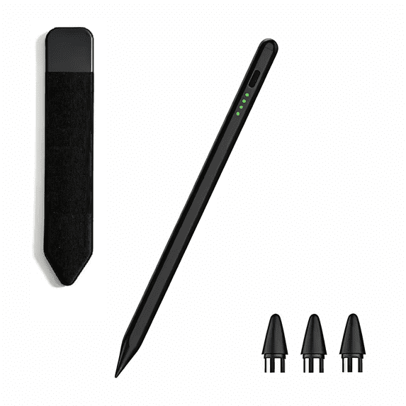 LIEFDELYN Pencil for iPad(A16)11th 10th Gen with Pencil Holder,Tilt Sensitivity Stylus Pen for 2018-2025 Apple iPad 9/8/7/6, Air M4/M3/M2/5/4/3, Pro 13"/12.9"/11", Mini 7/6/5
