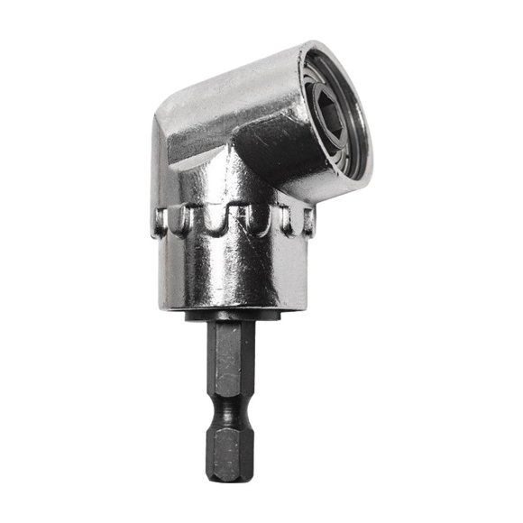 LIERTOUR 105 Degree Right Angle Drill Attachment Extension Hex Shank Screwdriver Bit Holder Adapter Multi-function Corner Turning Tool for Power Drill in Narrow Space