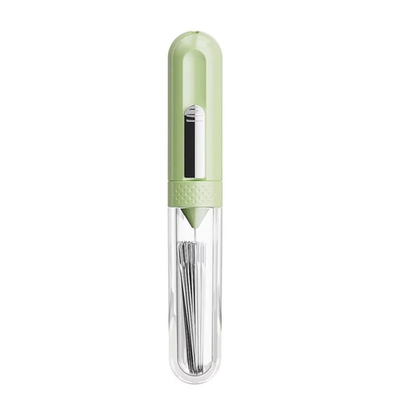 LIERTOUR 2-in-1 Washable Lint Remover, Portable Pet Hair Remover with Integrated Scraper for Clothes and Fabric Multifunctional Mini Sticky Cleaning Tool, 1pc Red