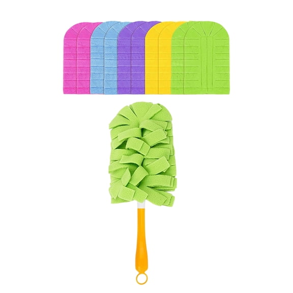 LIERTOUR 360° Electrostatic Duster Replacement Head, Washable and Reusable High-Adhesion Dusting Heads for Standard Handles, Efficient Home and Car Cleaning Tools.