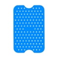 thumbnail image 1 of LIERTOUR Air Fryer Silicone Liners Reusable Rectangular Mat for Double Basket Air Fryers Heat Resistant Non-Stick Food Grade Silicone Pot Protector Home Kitchen Accessory Blue, 1 of 7
