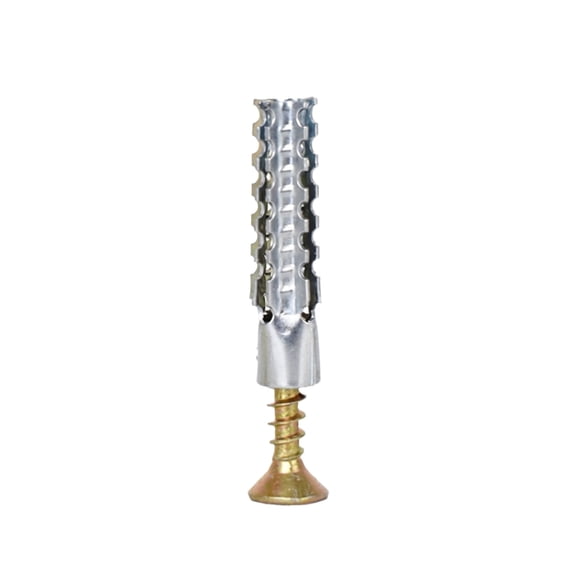 LIERTOUR Expansion Tube Screw with Lightweight Iron Material for Home Improvement and Construction Wall Fixing Tasks in Hardware Projects by Secure Fastening Screw,Silver