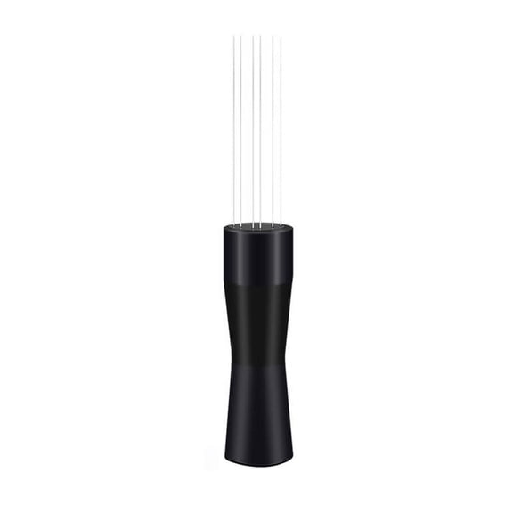 LIERTOUR High-End Coffee Stirrer and Needle Type Distributor Advanced Stainless Steel Espresso Tampers Distribution Tool for Gear Adults Black