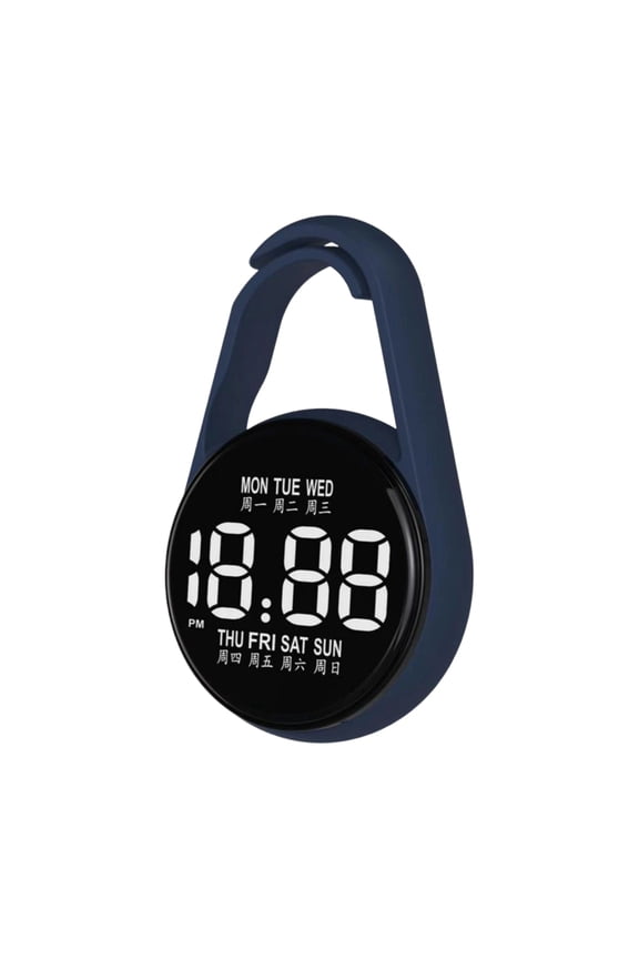 LED Electronic Hanging Watch Waterproofs Luminous Electronic Watch for Outdoor Activities And Daily Timekeeping Portable Digital Watch with Backlight Design Blue