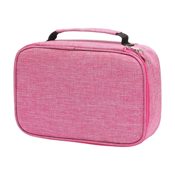 LIERTOUR Large Capacity Sketch Pencil Case and Art Tool Organizer Pouch for 72 Color Pencil and Stationery Storage Organizer Case for Home Office and Studio Gear Pink