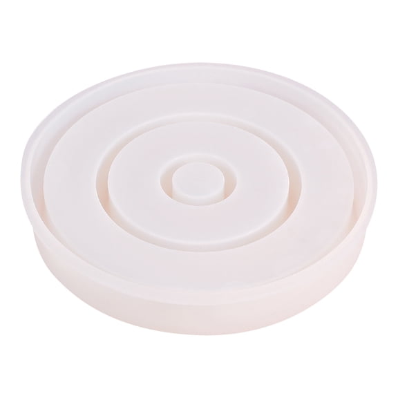 LIERTOUR Lipstick Storage Box Silicone Mold Round Circle Candle Holder DIY Epoxy Resin Casting Tool Clear Silicone Material for Home Desktop Organizing Decor Craft Gifts