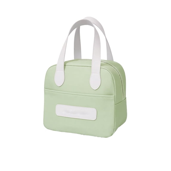 LIERTOUR Lunch Tote for Work and Portable Thermal Insulation Lunch Box Bag Small Size Hand Food Carry Pack for Office Break and Travel Utility Gear Green