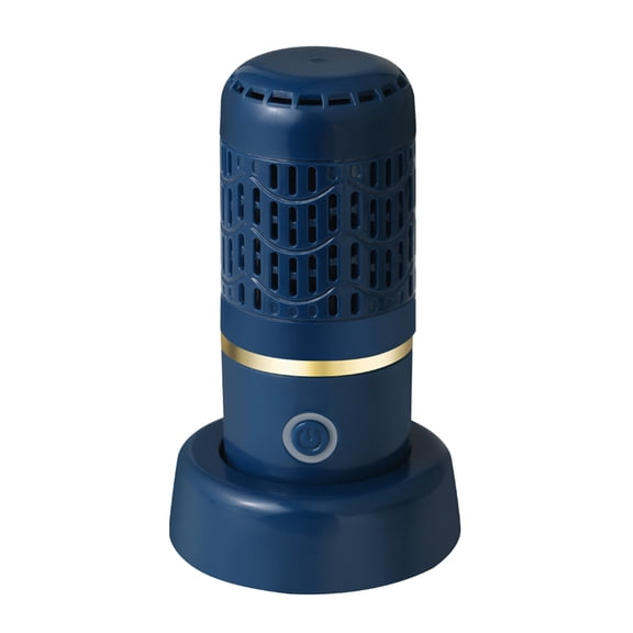 LIERTOUR Mini Portable Dishwasher and Fruit and Vegetable Cleaner for Small Apartment Travel Camping RV Household Ultrasonic Vibration Cleaning Machine, 1 pc. Blue