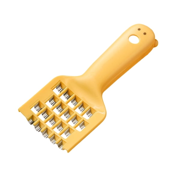 LIERTOUR Multifunctional Vegetable Cutter, Cute Cabbage Grater And Shredder for Radish And Dumpling Filling with Manual Slicing Board for Kitchen Yellow