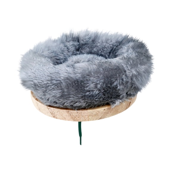 LIERTOUR Parrot Hamster Warm Cotton Nest Comfortable Rest Platform And Bed for Small Birds And Animals in Winter Seasons in Grey Color for Cozy Sleeping Spot Cozy Gray