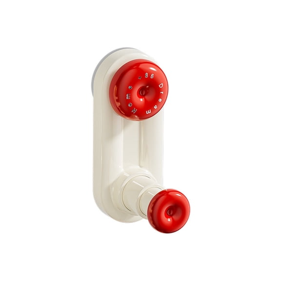 LIERTOUR Portable Door Stopper Security Lock for Home Hotel And Travel with Anti-Theft Door Blocker Design for Personal Safety to Secure Doors in Any Environment Red