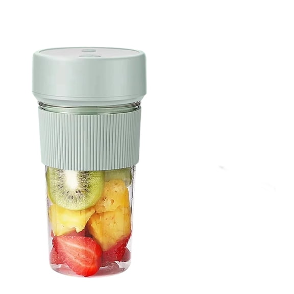LIERTOUR Portable Electric Juicer Cup Big Belly Ton Ton Bottle Smart Multi-functional Fruit Blender Large Capacity Personal Juicer Tool for Home Outdoor Travel Gym Sports Green