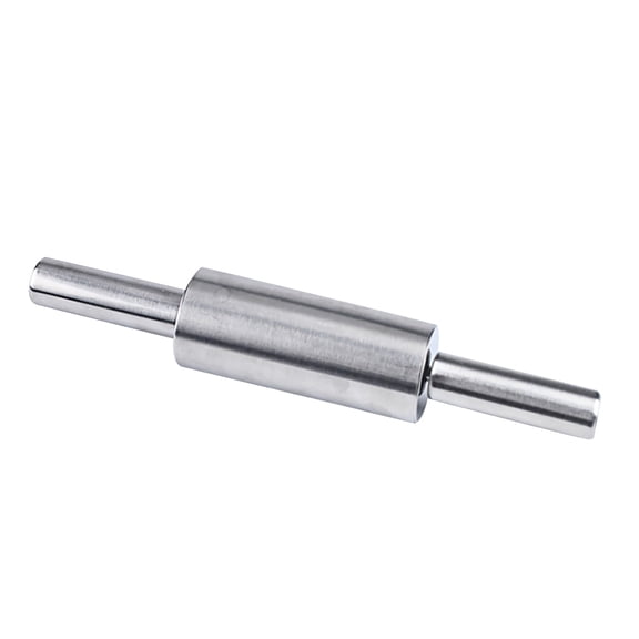 LIERTOUR Rolling Pin Stainless Steel Roller Type Dough Roller for Baking Pizza Pie Cookie Crust Pasta Flour Pastry Smooth Non-Stick Durable Metal Kitchen Baking Tools Set Silver