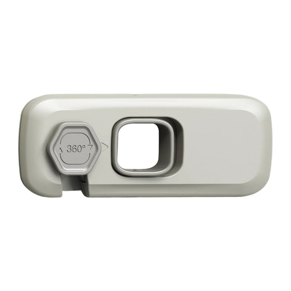LIERTOUR Safety Refrigerator Lock for Drawer and Cabinet, Adhesive Pads Included, for Kitchen RV Oven and Home Cupboard Light Gray