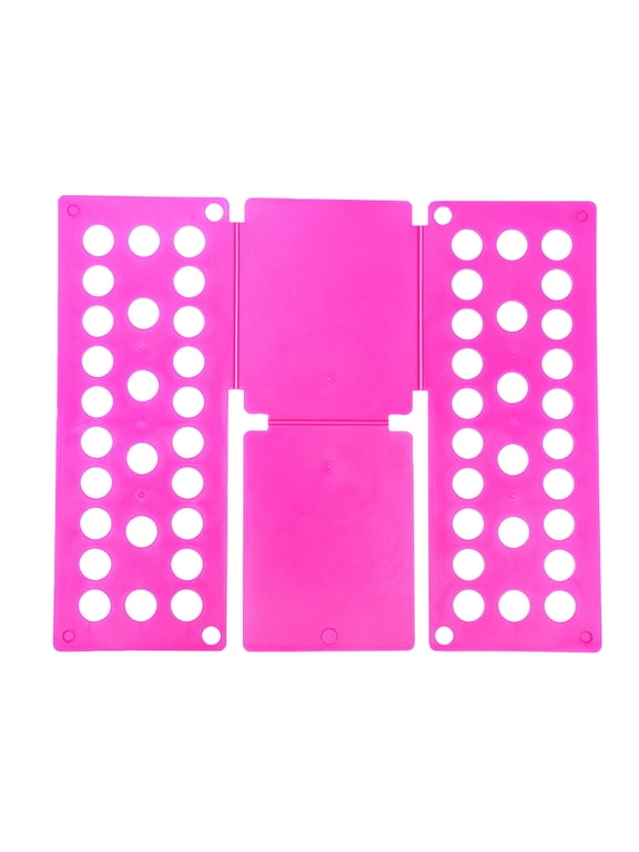 Shirt Fold Board and Clothes Fold Board with Plastic Material for T Shirt and Laundry for Home Maintenance and Closet Organize and Fabric Management Gear and Tool Hot Pink