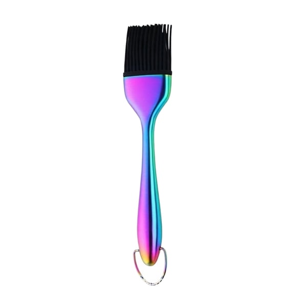 LIERTOUR Stainless Steel Oil Brush with Detachable Handle Professional Basting Tool for Kitchen Pancake and Barbecue Heavy Duty Minimalist Gear for Men and Women