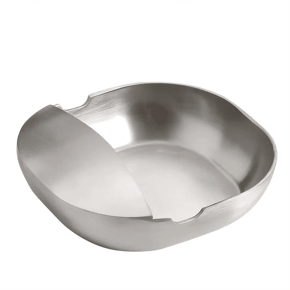 LIERTOUR Stainless Steel Spoon Rest Thickened Utensil Holder for Spatula and Ladle, Heavy Duty Metal Kitchen Countertop Organizer, Easy Clean Tabletop Utensil Tray Silver