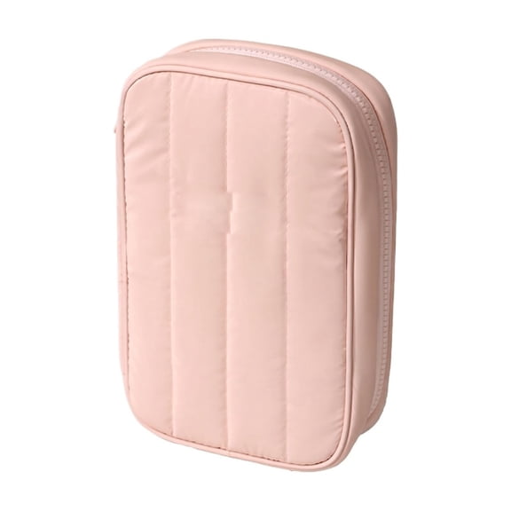 LIERTOUR Tech Organizer and Multi-Functional Cable Storage Pouch for Digital Wire and Accessory Organization Solution in Home Office and Travel Storage Gear Pink