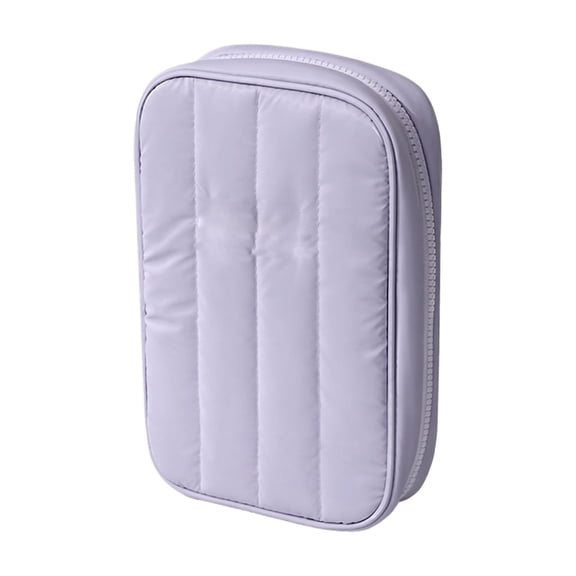 LIERTOUR Tech Organizer and Multi-Functional Cable Storage Pouch for Digital Wire and Accessory Organization Solution in Home Office and Travel Storage Gear Purple