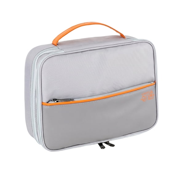 LIERTOUR Tech Organizer and Multi-Functional Cable Storage Pouch for Electronic Accessory and Cord Organizer Case for Travel Home and Office Work Gray