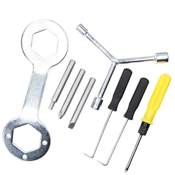 LIERTOUR Washing Machine Disassembly Tool Kit, 8-Piece Tool Set with Screwdriver and Sockets for Inner Drum Cleaning and Maintenance Home Repair Tool Set Accessory