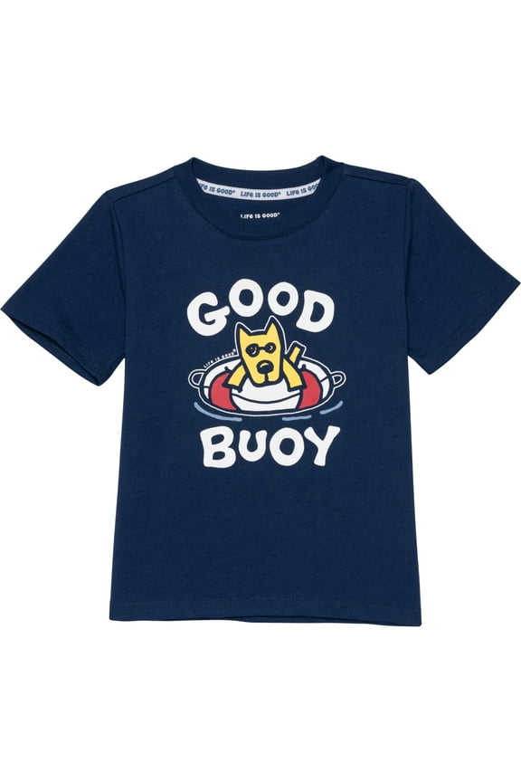 BOYS TOP - 253 GOOD BUOY DOG - SZ 4T - TEE SHIRT GRAPHIC