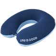 thumbnail image 1 of LIFE IS GOOD Memory Foam Travel Neck Pillow - U-Shaped, High Density Memory Foam, 1 of 7