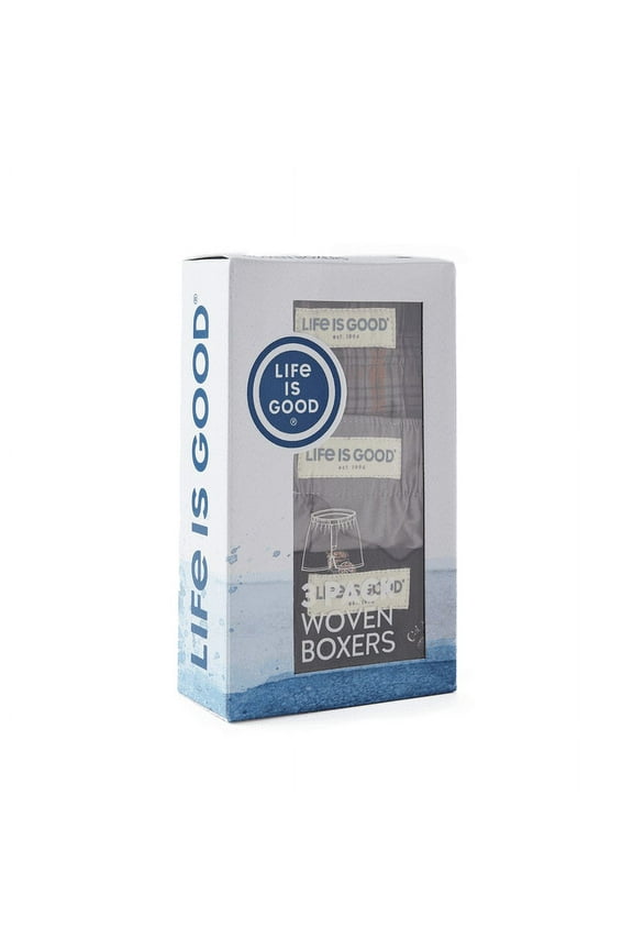 ® Men's Woven Boxers 3 pack size M 100% Cotton