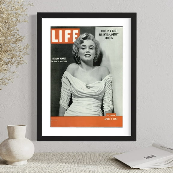 LIFE Magazine Picture Frame - Complete with Acrylic, Backing, and White Mat - Display Any Magazine