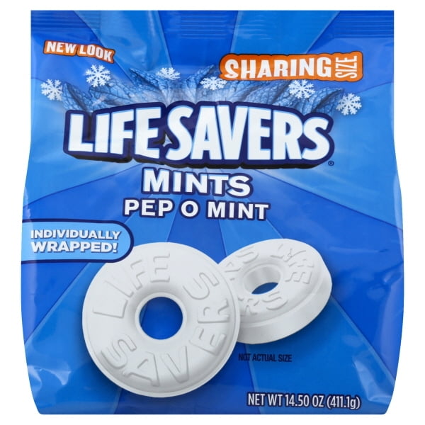 LIFE SAVERS Pep O Mint Hard Candy, 14.5-Ounce Sharing Size Bag